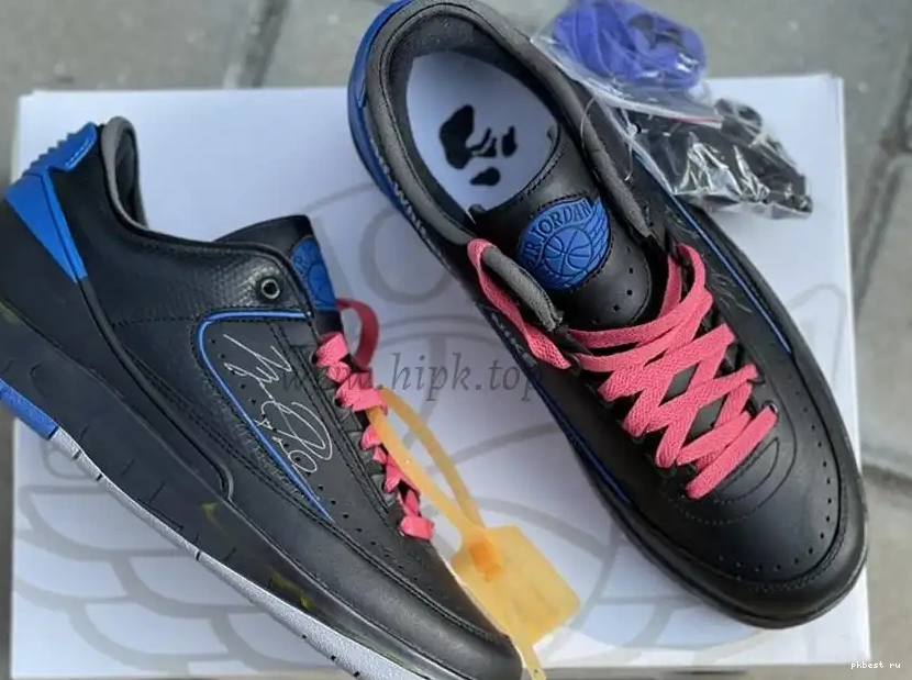 blue x materials Air Jordan ship God Low 2 ready OFF-WHITE retail to PK 0513